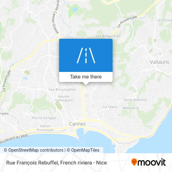 Rue François Rebuffel map