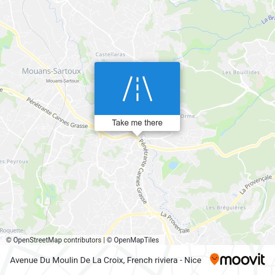 Avenue Du Moulin De La Croix map