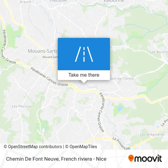 Chemin De Font Neuve map