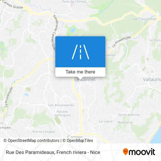 Rue Des Paramideaux map
