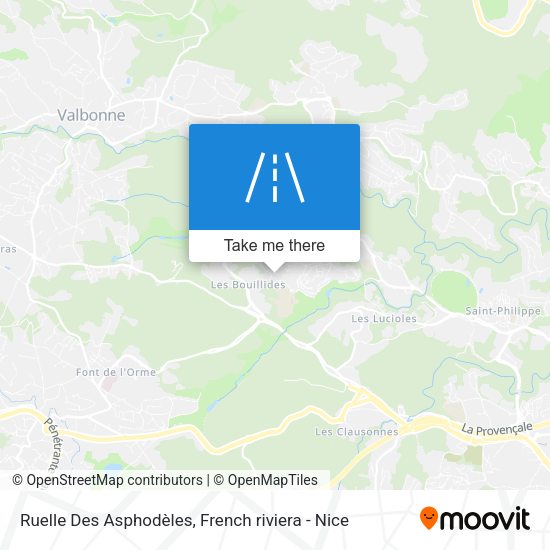 Ruelle Des Asphodèles map