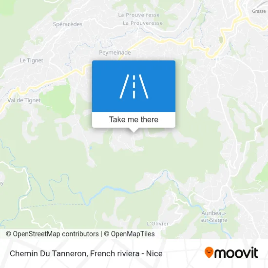 Chemin Du Tanneron map