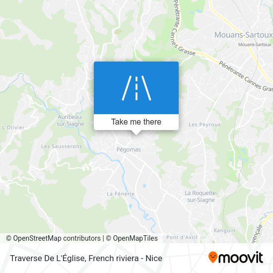 Traverse De L'Église map