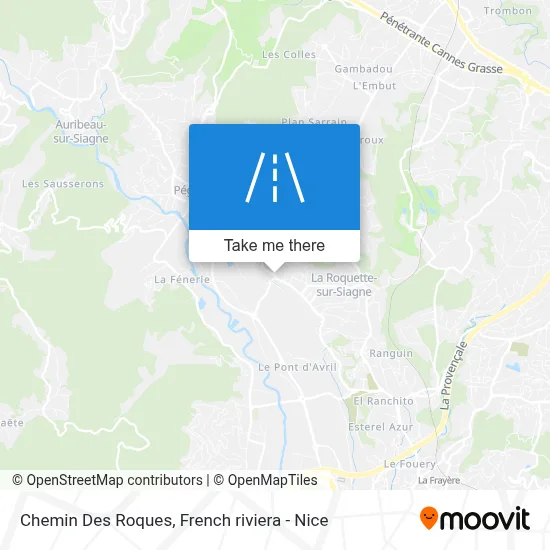 Chemin Des Roques map