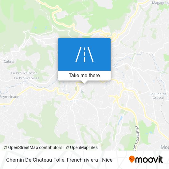 Chemin De Château Folie map