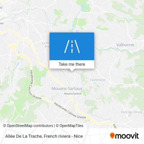 Allée De La Trache map