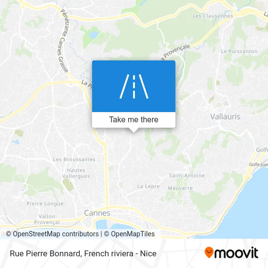 Mapa Rue Pierre Bonnard