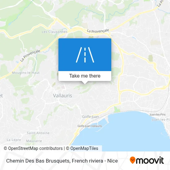 Chemin Des Bas Brusquets map