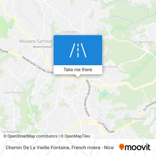 Chemin De La Vieille Fontaine map
