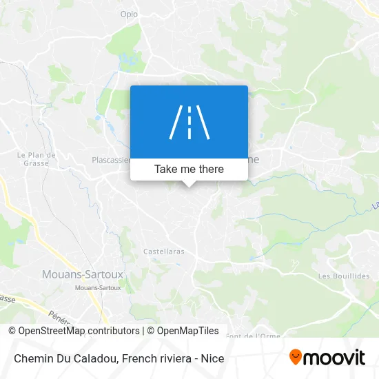 Chemin Du Caladou map