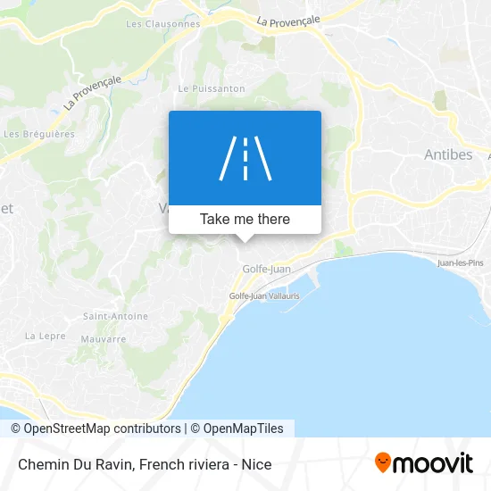 Chemin Du Ravin map