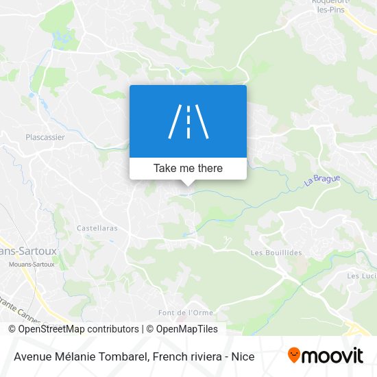 Avenue Mélanie Tombarel map