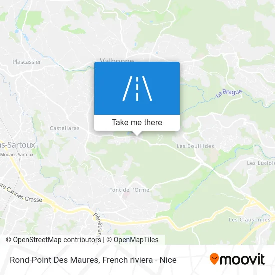 Rond-Point Des Maures map