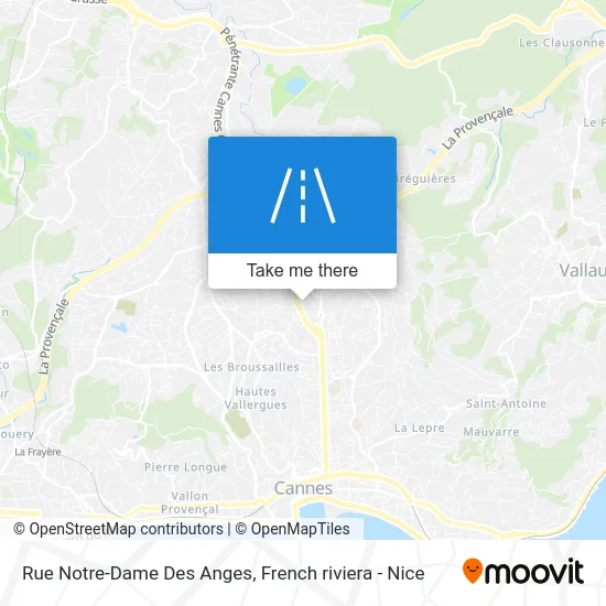 Rue Notre-Dame Des Anges map