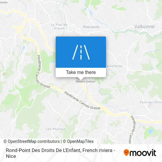 Rond-Point Des Droits De L'Enfant map