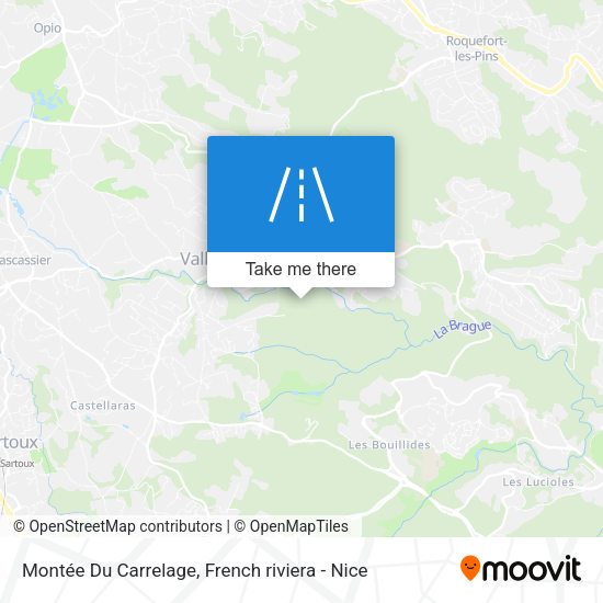 Montée Du Carrelage map