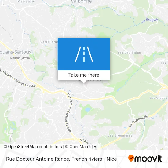 Rue Docteur Antoine Rance map