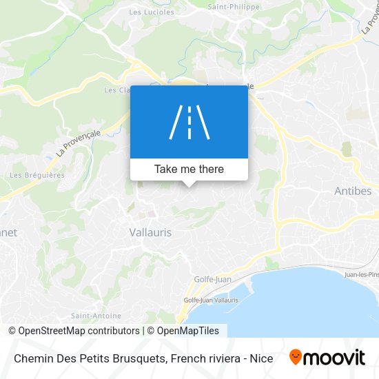Chemin Des Petits Brusquets map