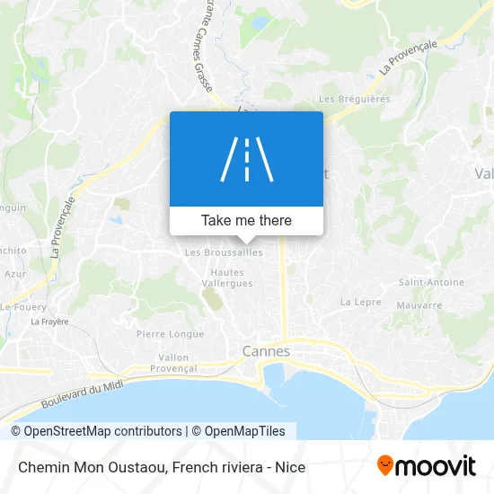 Chemin Mon Oustaou map