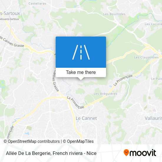 Allée De La Bergerie map