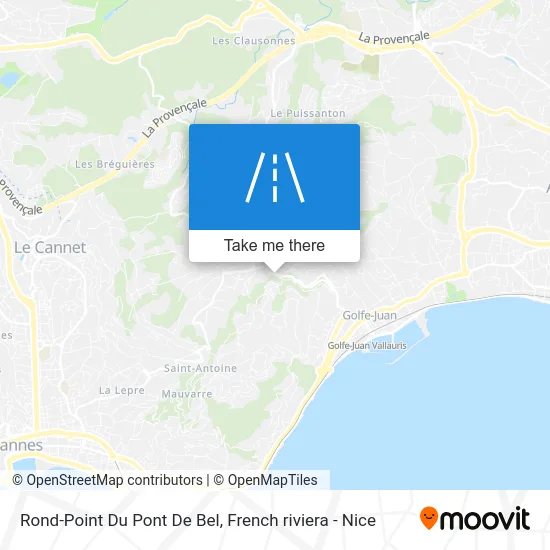 Rond-Point Du Pont De Bel map
