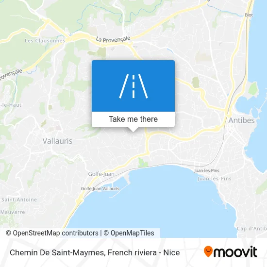 Chemin De Saint-Maymes map