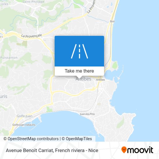 Avenue Benoît Carriat map