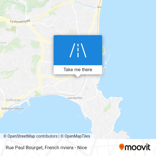 Rue Paul Bourget map