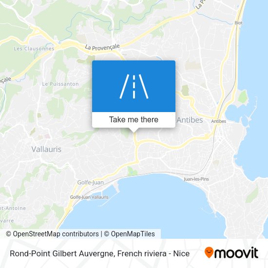 Rond-Point Gilbert Auvergne map