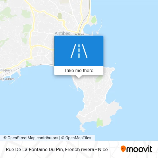 Rue De La Fontaine Du Pin map