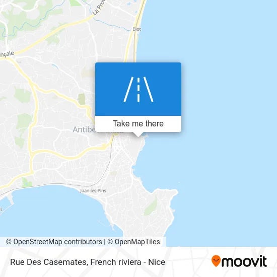 Rue Des Casemates map