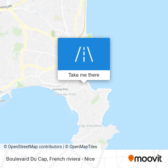 Boulevard Du Cap map
