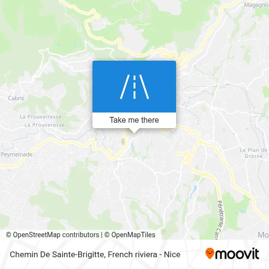 Chemin De Sainte-Brigitte map