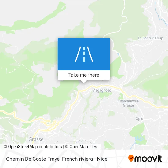 Chemin De Coste Fraye map
