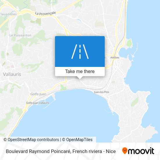 Boulevard Raymond Poincaré map