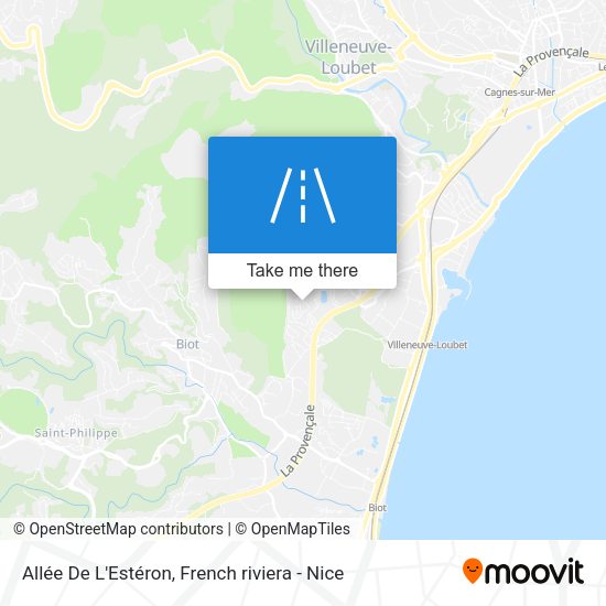 Allée De L'Estéron map