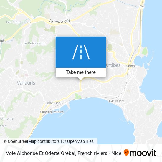 Voie Alphonse Et Odette Grebel map