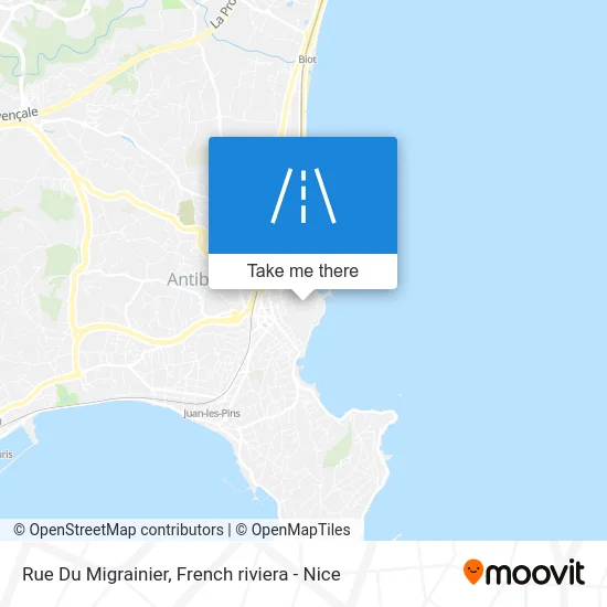 Rue Du Migrainier map