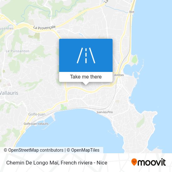 Chemin De Longo Maï map