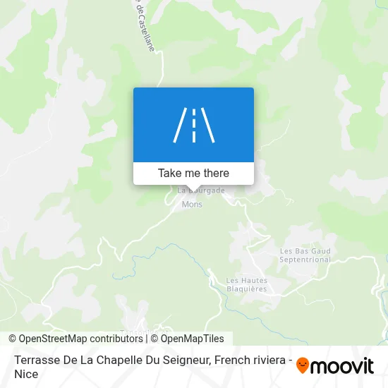 Terrasse De La Chapelle Du Seigneur map