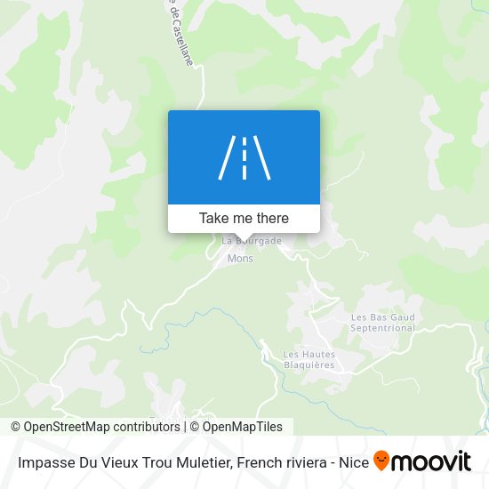 Impasse Du Vieux Trou Muletier map