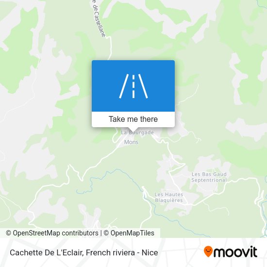 Cachette De L'Eclair map