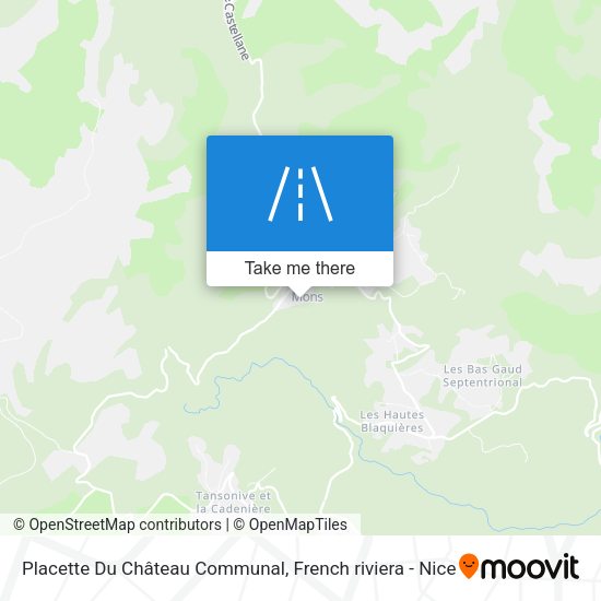 Placette Du Château Communal map