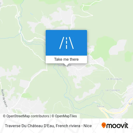 Traverse Du Château D'Eau map