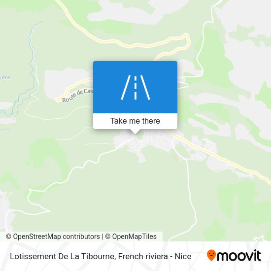 Lotissement De La Tibourne map