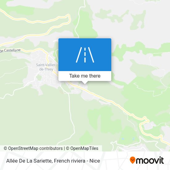 Allée De La Sariette map