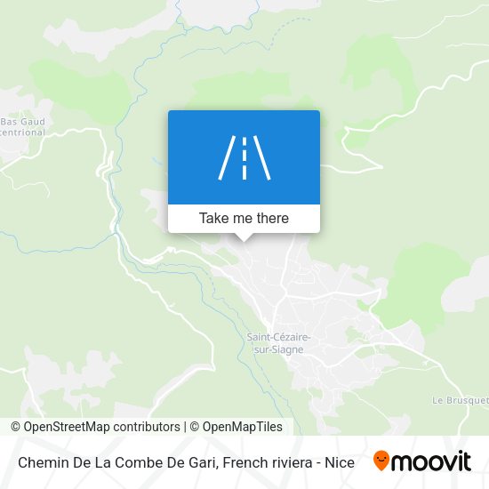 Chemin De La Combe De Gari map