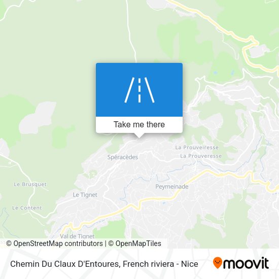 Chemin Du Claux D'Entoures map