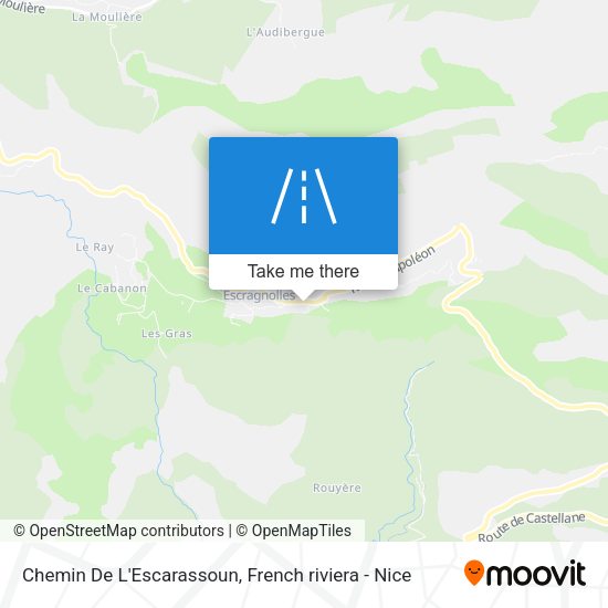 Chemin De L'Escarassoun map