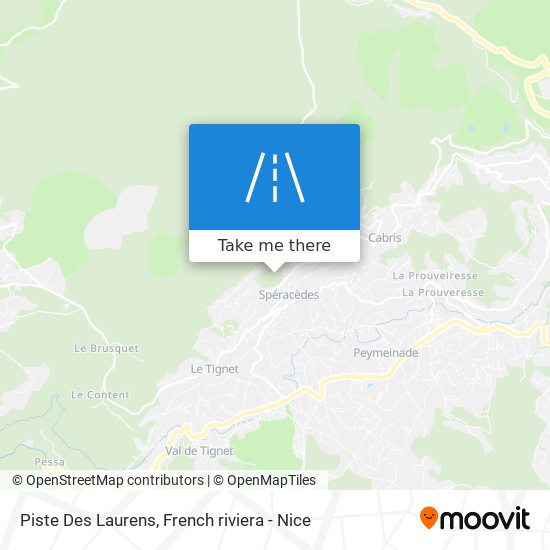 Piste Des Laurens map